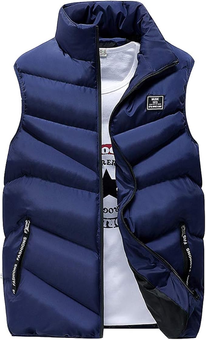 Indicode Herren Steppweste Outdoor – Mit Kapuze, Reißverschluss, Wasserabweisend, Regular Fit, Nachhaltig