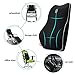 Memory Foam Lumbar Support Pillow, Gugusure Breathable Mesh Back Cushion with Ergonomic Designed for low Back Pain Relief, Orthopedic Backrest for Car Seat, Office Chair, Wheelchair and Recliner