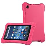 Creazy For Amazon Kindle Fire HD 7 2015 case ,Kids Shock Proof Case For Amazon Kindle Fire HD 7 2015 (Hot pink)