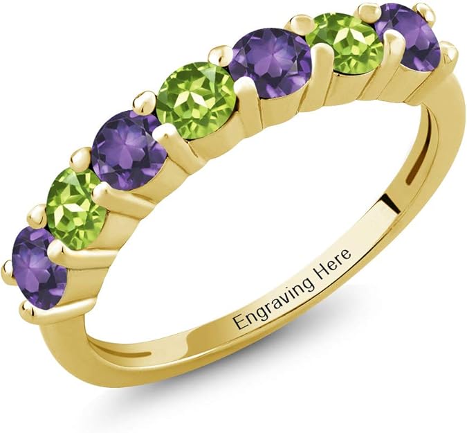 Gem Stone King Build Your Own Ring Personalized 7