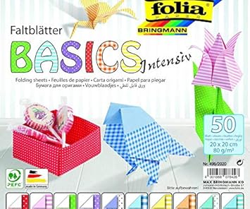 Amazoncom Origami Papers Basic Intensiv 80g M2 20 X