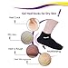 AYAOQIANG Moisturizing Gel Heel Socks for Dry Hard Cracked Skin,Comfy Recovery Socks Day Night Care-2 Pair（Man-6.5-11,Black and Grey）