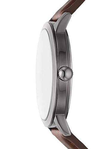 RELIC by Fossil Men's Jeffrey Three-Hand Gunmetal Gray Alloy Metal