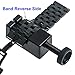 TRUMiRR 20mm Stainless Steel Watch Band Bracelet Strap with Quick Release Pins for Samsung Gear S2 Classic (SM-R7320,SM-R735), Moto 360 2 42mm Men, Pebble Time Round 20mm, Bradley Timepiece, Black