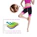 GoldFin Women's Wetsuit Shorts Pants 2mm Neoprene Shorts, Keep Warm for Diving Snokeling Swimming Surfing Scuba Pants with Pocket, BS003 (L, Black+Fuchsia)