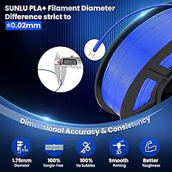 SUNLU 3D Printer Filament PLA Plus 1.75mm, SUNLU