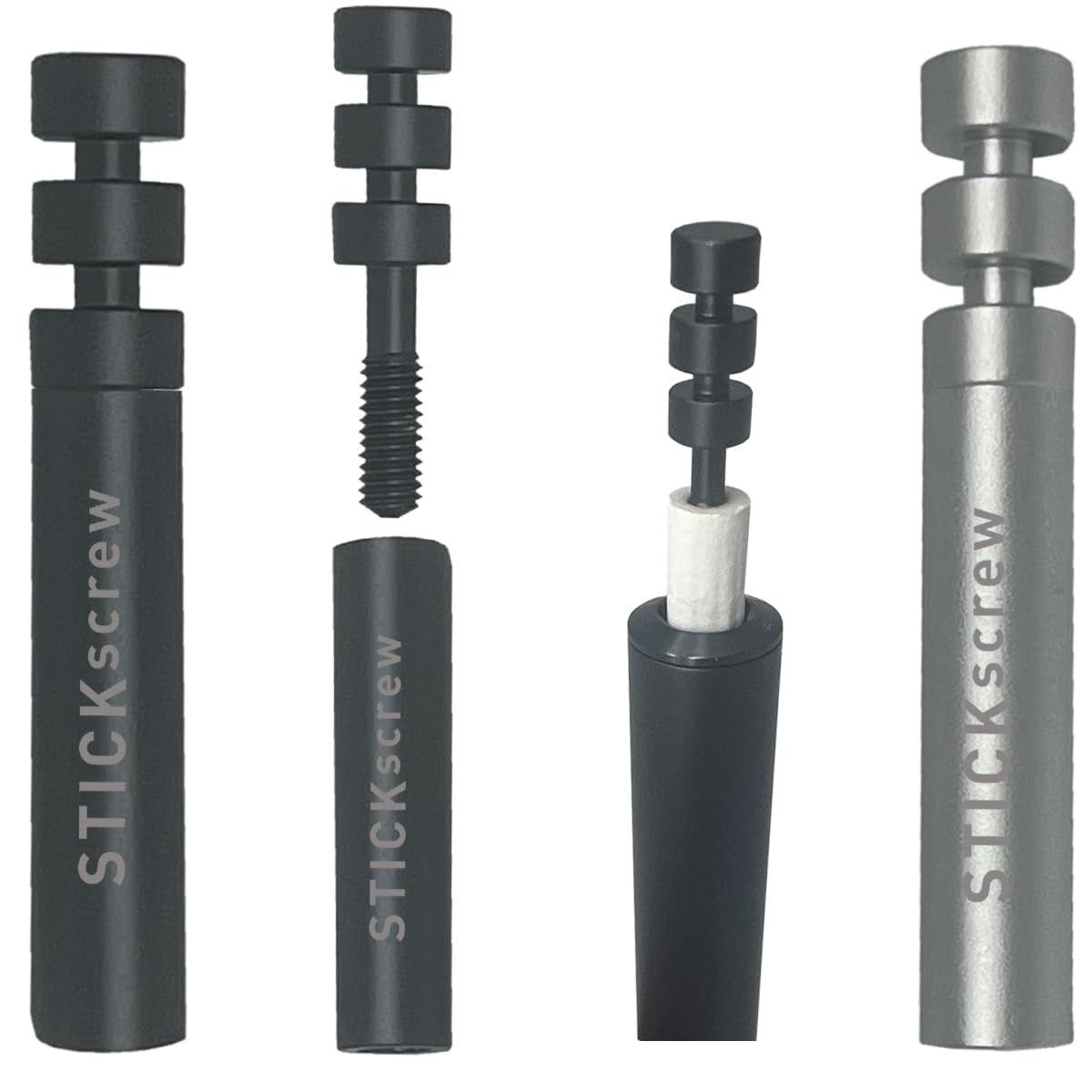 Stickscrew Smart Embroidery Puller Removes Broken Terea Filters and Makes the Holder Free - Compatible with IQOS Iluma Prime One Terea, Anthracite