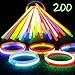 IG Light-Ups 200 Assorted Glow Stick Bracelets | Premium 8 Inch Glow Sticks Bulk Party Pack | Makes Glow Necklaces for Birthday Parties and Halloween No-Candy Treats