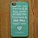 For iPhone 4 Case - Protective Case for iPhone 4/4s Case Marilyn Monroe Quote Love Turquoise