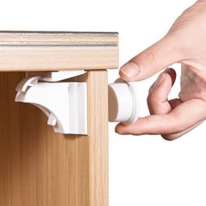 Cierres magnéticos para armarios y cajones de seguridad para niños (6