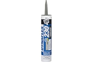 Dap Dynaflex 230 Gray Silicone Door, Trim and Window Sealant 10.1 oz