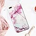 J.west Phone Case Compatiable with iPhone 8 Plus, iPhone 7 Plus, Marble Printed Clear Bumper Slim TPU Soft Rubber Cover Anti-Scratch Thin Back Protective Phone Case Cover for iPhone 7 Plus/8 Plus