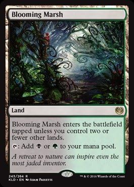 Amazon Mtg 英語版 花盛りの湿地 Magic The Gathering Blooming Marsh 243 264 Kaladesh トレカ 通販