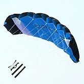 Besra Huge 73inch Dual Line Parachute Stunt Kite with Flying Tools 1.8m Power Parafoil Kitesurfing Training Kites Outdoor Fun Sports