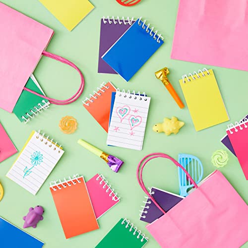 BLUE PANDA Spiral Notepad 24Pack Top Spiral Mini Notepads, Bulk