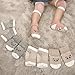STAYcozy Crawling Anti-Slip Knee Pads and Socks PREMIUM Terry Cotton, 3 Pairs Non Slip Socks/ 3 Pairs Non Slip Knee Pads Toddler, Infant, Baby, Unisex (6 TOTAL PAIRS)