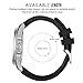 for Fossil Q Marshal Band, Lamshaw Classic Silicone Replacement Band for Fossil Q Marshal (Black)