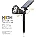 Solar Spotlights,Aootek 2-in-1 Waterproof Adjustable 4 LED Wall / Landscape Solar Lights with Automatic On/Off Sensor for Driveway, Yard, Lawn, Pathway, Garden (1)