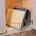 ProAid Kitchen Houseware, Kitchen Organizer Holder Cabinet Rack Compact Kitchen Rack Dish Rack Pantry Organizer Rack with Rubber Feet, Silver