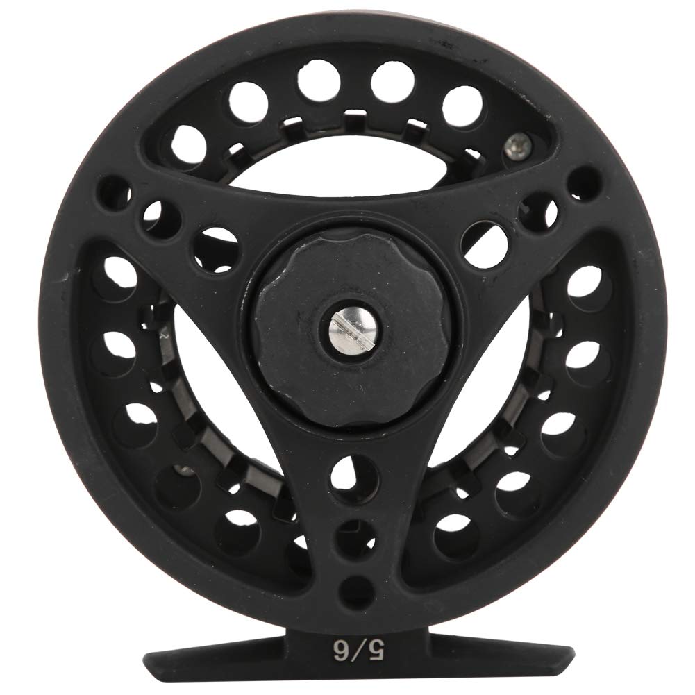 VGEBY Fly Fishing Reel, All-Metal Fly Fishing Wheel Pressure Casting Bearing Gapless Wire Wheel Line Reel Tackle(5/6) Fishing Supplies