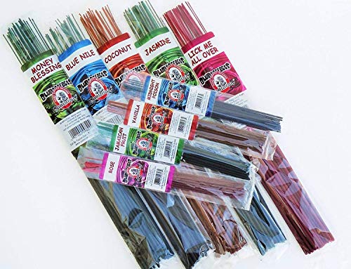 Blunteffects Premium Hand Dipped Incense - 12 Different scents 12 Sticks Each - 144 11" Sticks - 300g- 45+ min per Stick