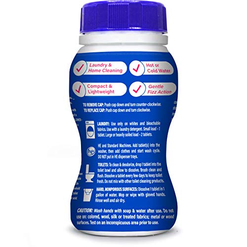 AMAZE! Ultra Concentrated Bleach Tablets for Laundry and Home Cleaning. (32 Count Original)
