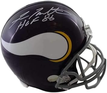 fran tarkenton autographed football