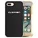 Clearon Selfie Light Case for iPhone 7 & iPhone 8 - LED Illuminated Light Up Cover - luminous Adjustable / Dimmable Flash Cell Phone Case - Rechargeable - (Black)