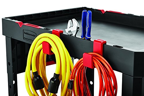 Rubbermaid Commercial Products 1997227 Heavy Duty Adaptable Utility Cart Accessory Hooks, 2.12" Height, 3.89" Width (Pack of 4)
