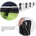 Outee 186 Pcs Zipper Replacement Zipper Repair Kit with Zipper Install Pliers Tools and Clear Storage Container, Silver and Black