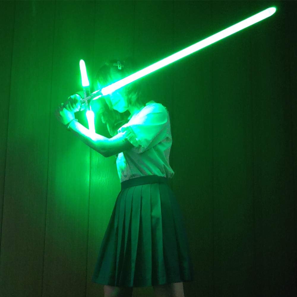 green crossguard lightsaber
