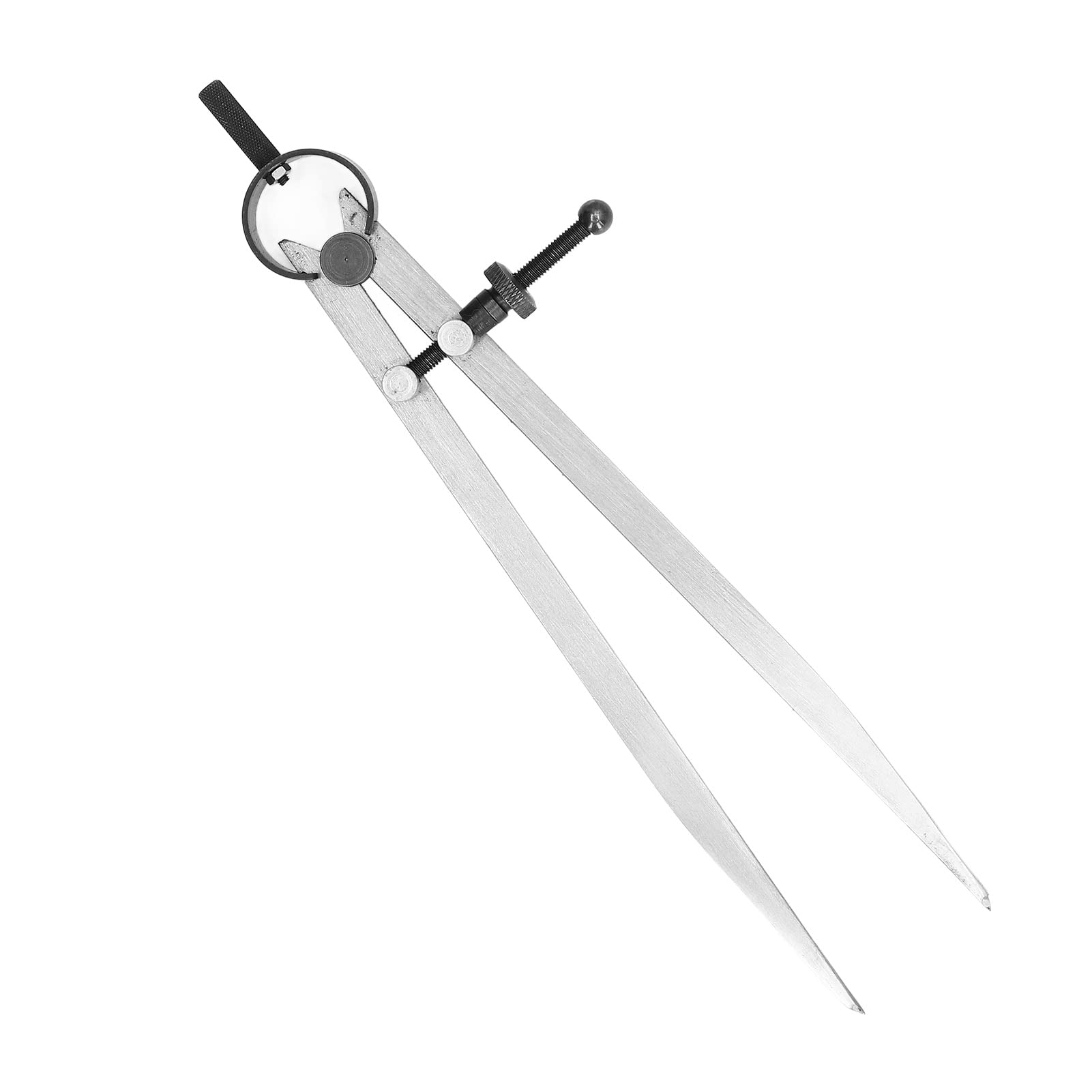 Adjustable Lockable Steel Wing Divider, Leather Compass for Woodworking & Leather Craft, Marking & Scribe Tool (200mm)