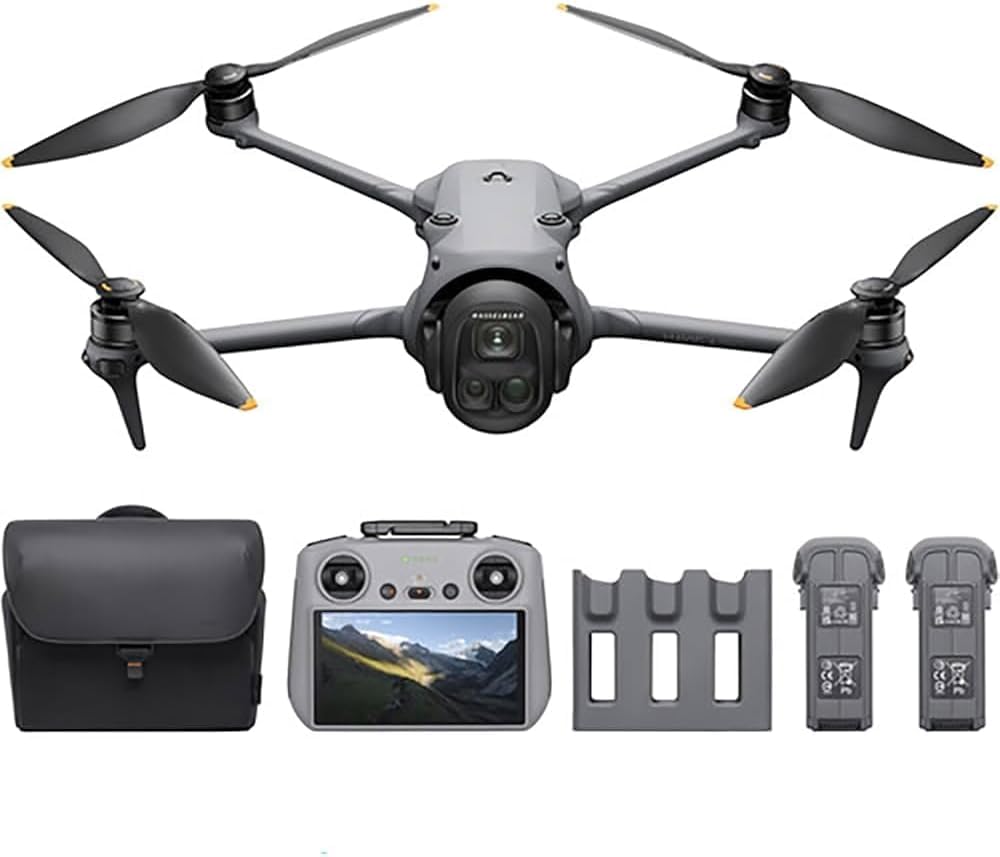 DJI Mavic 4 Pro Drone Fly More Combo (DJI RC 2) with 100MP Hasselblad Camera, Triple-Camera System, 6K/60fps HDR Video, 51-Min Flight Time, O4+ 30km Video Transmission, 0.1-Lux Night Vision