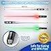 Chop Sabers Light Up LightSaber Chopsticks Set, 2 Pairs, Red Green