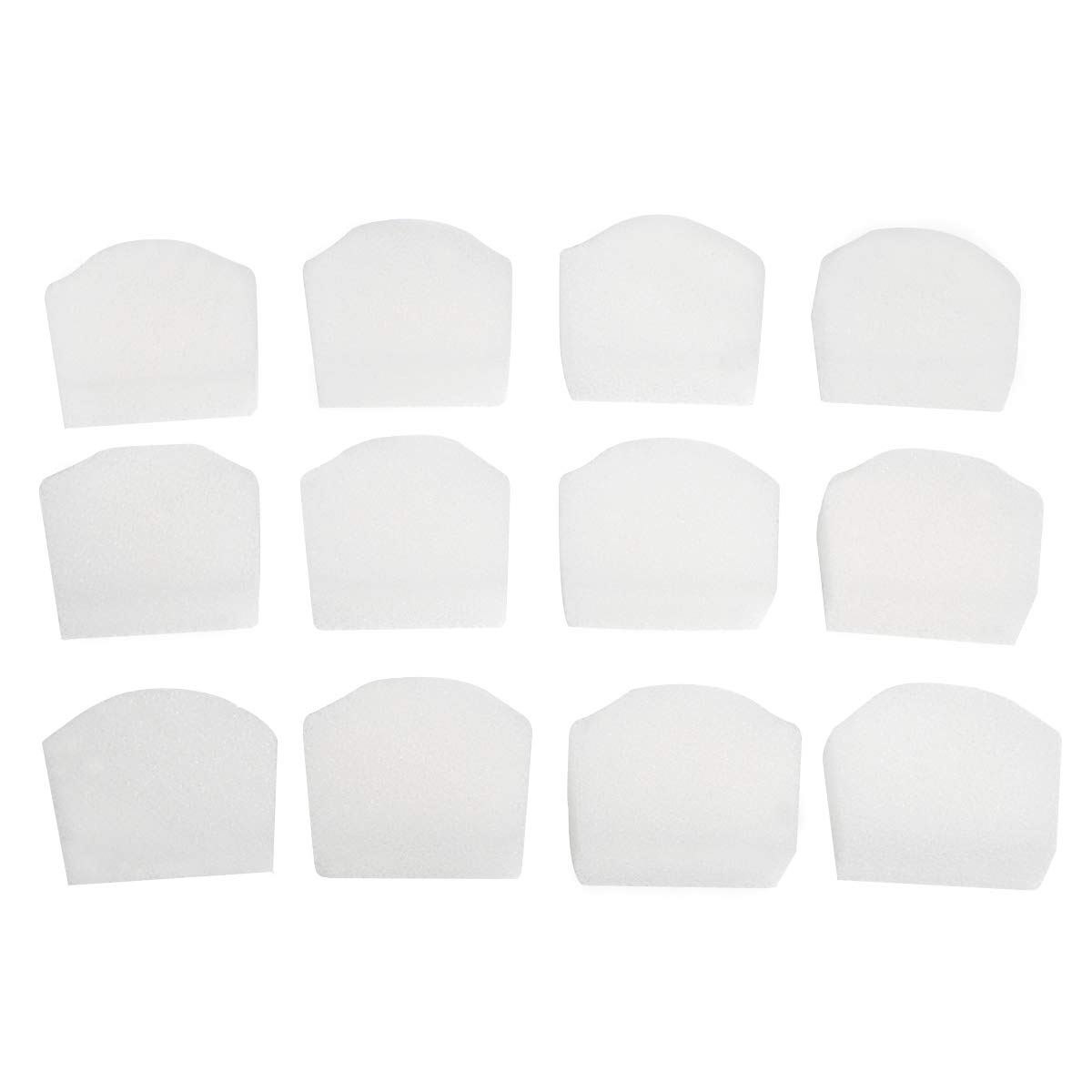 LTWHOME Compatible White Filter Pad Replacement for Oase BioPlus 50, 100 and 200 Internal Filter, 30PPI (Pack of 12)