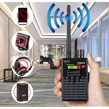 Hidden Camera Detector, UNKNOK Bug Detector [Anti-Spy][Ultra-high] RF Signal, Radio Frequency, GPS Detector Anti Spy Camera Finder Bug Sweaper Scanner ...