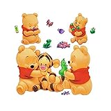 Winnie the Pooh and Tigger Stick Nursery/baby Wall Sticker Decal