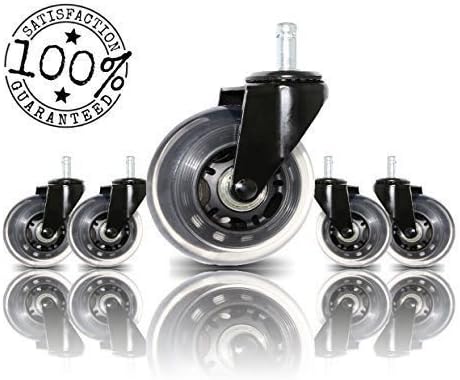 PAYE 4Pcs RC 1:10 Buggy Off-Road Front Rear Wheel Tire Rims For HPI HSP Car 12mm Hex-----------------Office Chair Caster Wheels Replacement Set of 5 | Universal Fit