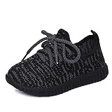 Nepretty Girls Breathable Running Shoes Boys Knit Lightweight Athletic Sneakers Walking