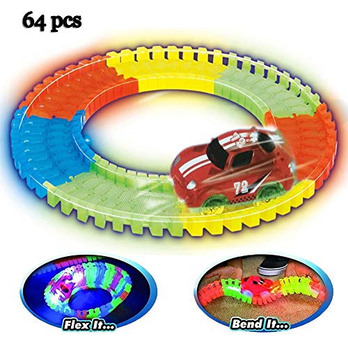 Buy MIGE Race Track Toy Car Set 64 Piece (2.95 inches)and 1 Truck