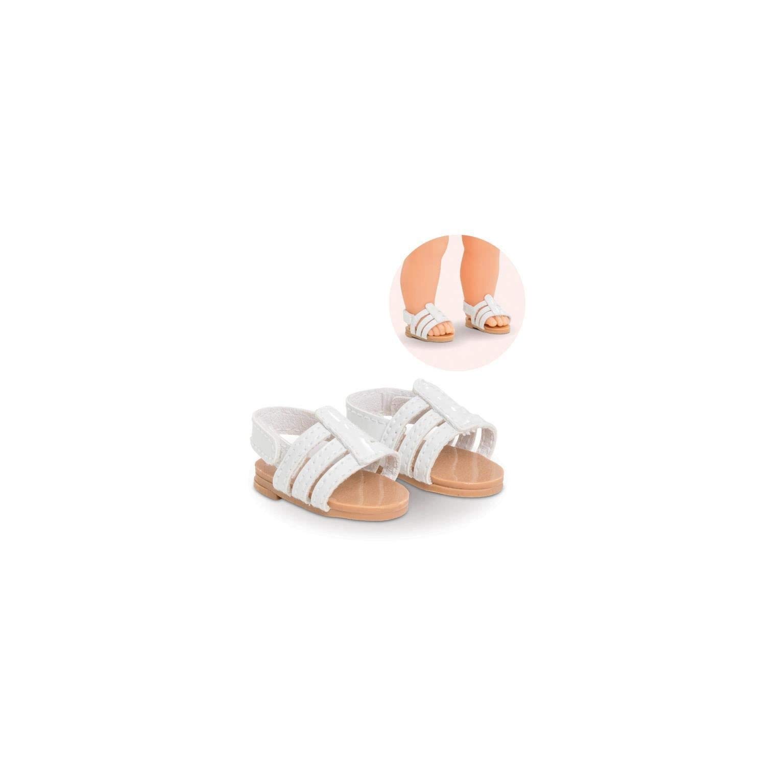 Corolle MC Pair of Sandals, 211080, White, 0