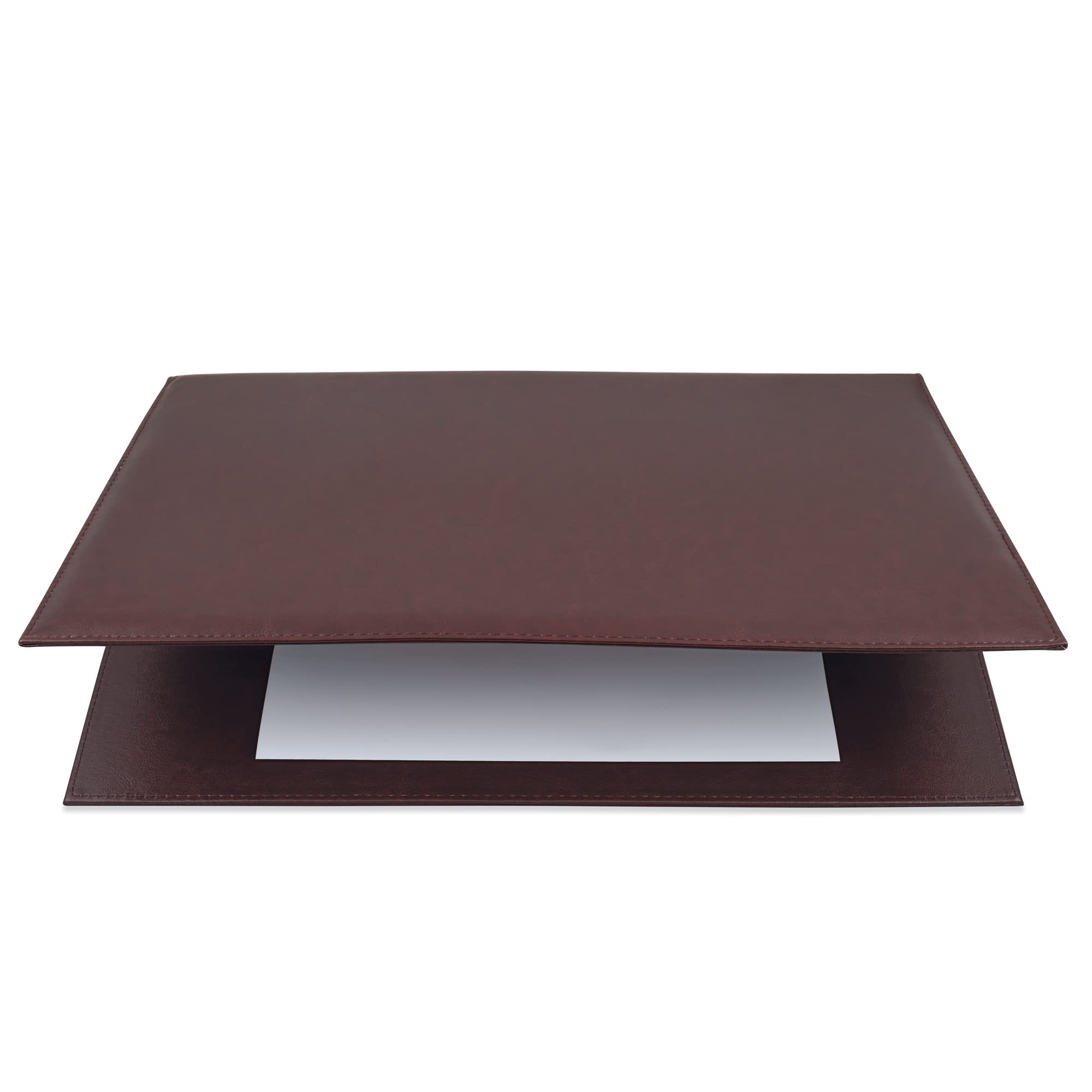 Niji Leather Desk Pad, Brown