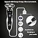 4 in 1 Electric Razor Shavers for Men Portable UBS Rechargeable Travel Wireless Beard Nose Trimmer Kit Wet Dry Facial Rotary Shaver Cordless Waterproof Best Gift Set