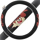 Warner Brothers Taz Steering Wheel Cover - Comfort Grip, Licensed Design Auto Accessories, Fit 14.5