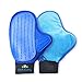 Pet Grooming Glove + Reversible Lint Brush – Deshedding Glove Pet Hair Remover for Furniture and Bath | Cat & Dog Hair Removal Mitt for Shedding | Gentle Grooming Dog Brush Tool for Face Undercoat Fur