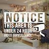 Vidéo Surveillance Sign Store Business Devis Annonce Vente D’Autocollants En Vinyle Pour La Surveillance Vidéo Dans La…
