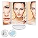 Maibtkey Makeup Mirror Portable Tri-Folded Lighted White Travel Vanity Mirror with 22 LED Lights and Magnifying Mirror with 2X 3X Magnification 180° Rotatable for Women Men Girls Cosmetic Makeup