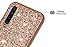 Aokebr Glitter Shiny Bling Sequin Case for Samsung Galaxy A7 2018 Sparkle Hard Luxury Thin Soft Cute Girl Women Phone Cover for Samsung GALAXYA7 (2018) (Rose Gold)
