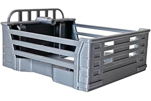 RCRABBIT Truck Bed Upgrade Parts （NO Truck Included） for FMS FCX24 Power Wagon RC Crawler (Grey)