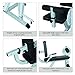 Soozier Adjustable Leg Curl Machine - White/Black